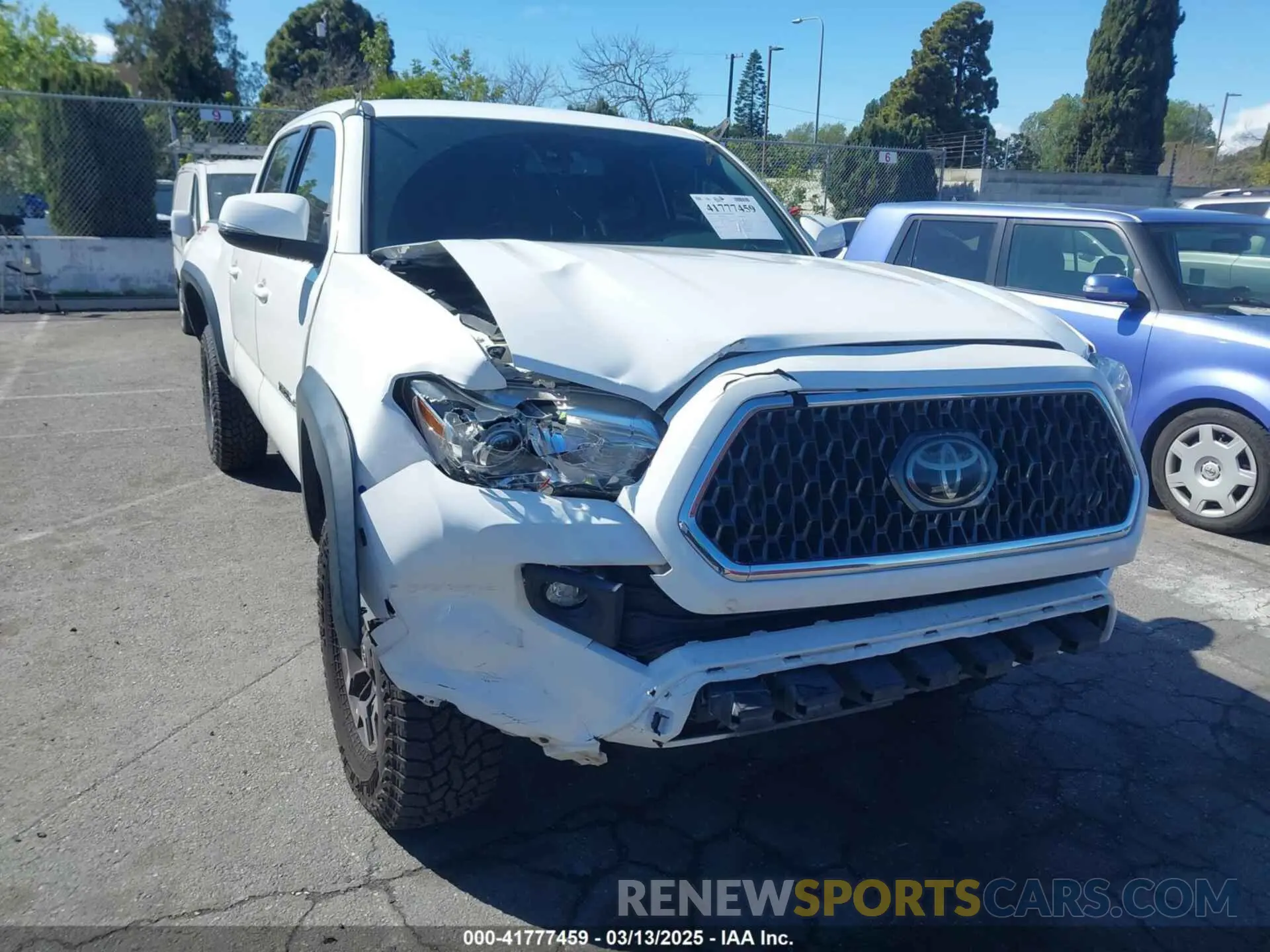 1 fotografías del automóvil dañado 3TMDZ5BN1KM055778 TOYOTA TACOMA 2019