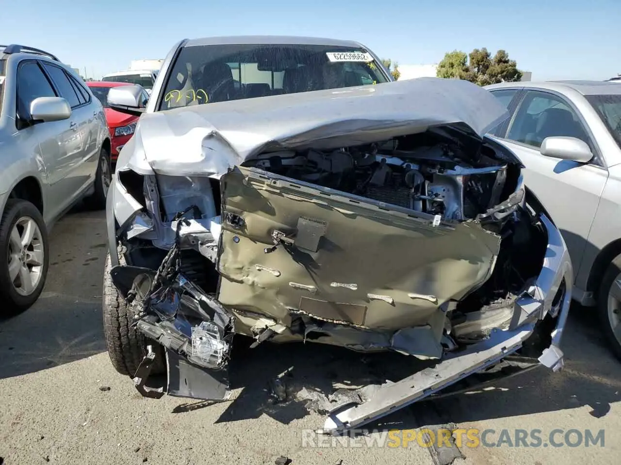 9 fotografías del automóvil dañado 3TMDZ5BN2KM055191 TOYOTA TACOMA 2019
