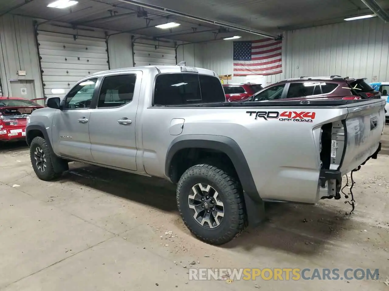 2 fotografías del automóvil dañado 3TMDZ5BN2KM059614 TOYOTA TACOMA 2019