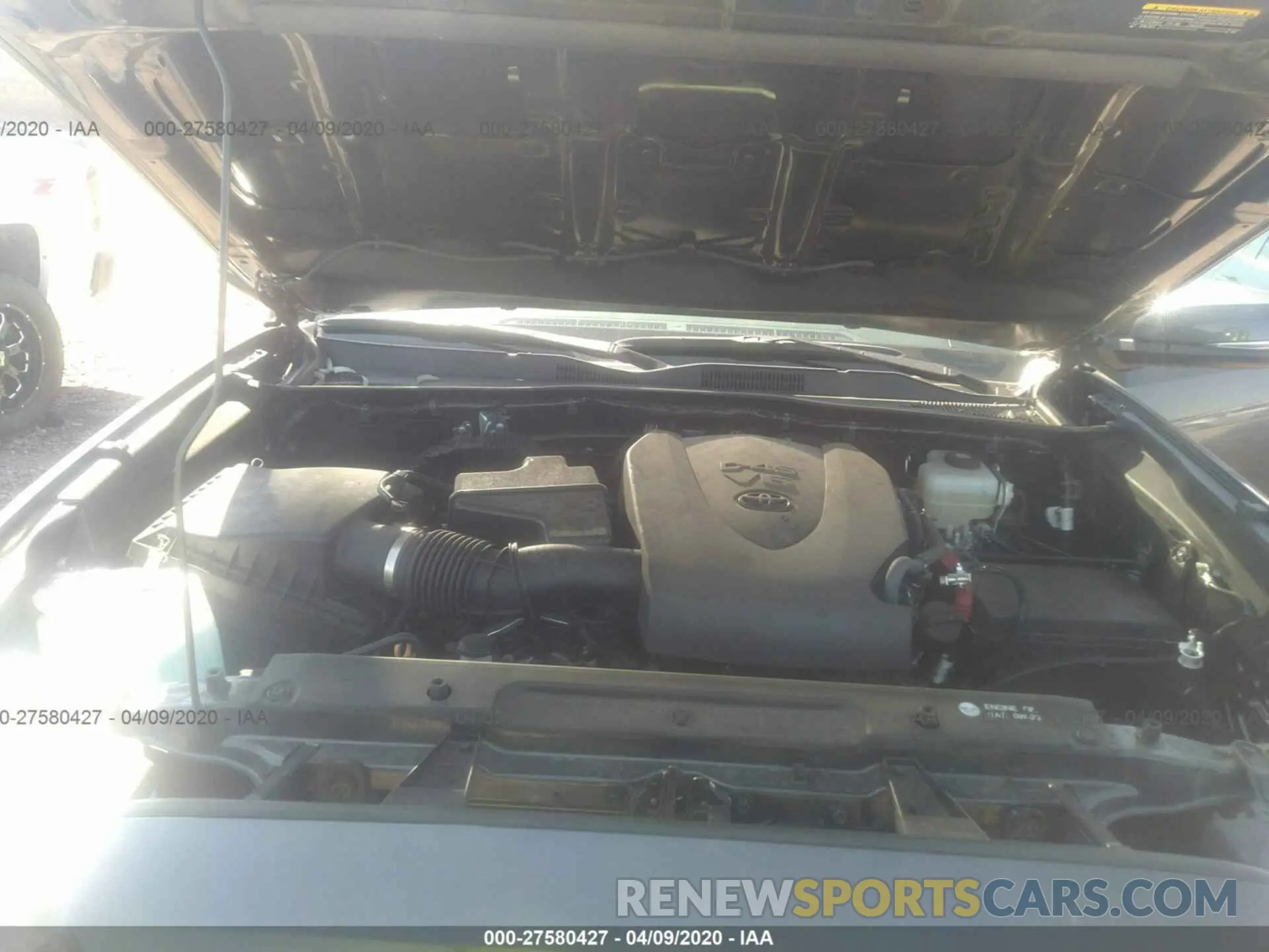 10 fotografías del automóvil dañado 3TMDZ5BN3KM069309 TOYOTA TACOMA 2019
