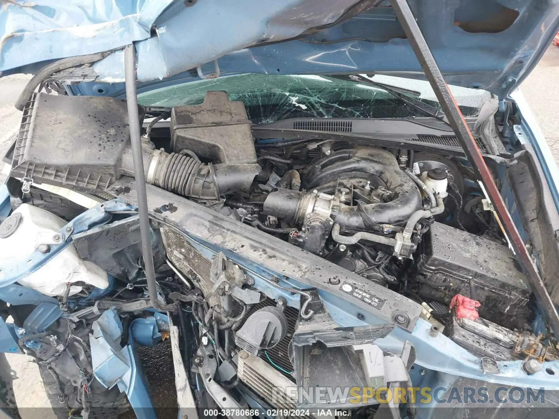 10 fotografías del automóvil dañado 3TMDZ5BN3KM075269 TOYOTA TACOMA 2019