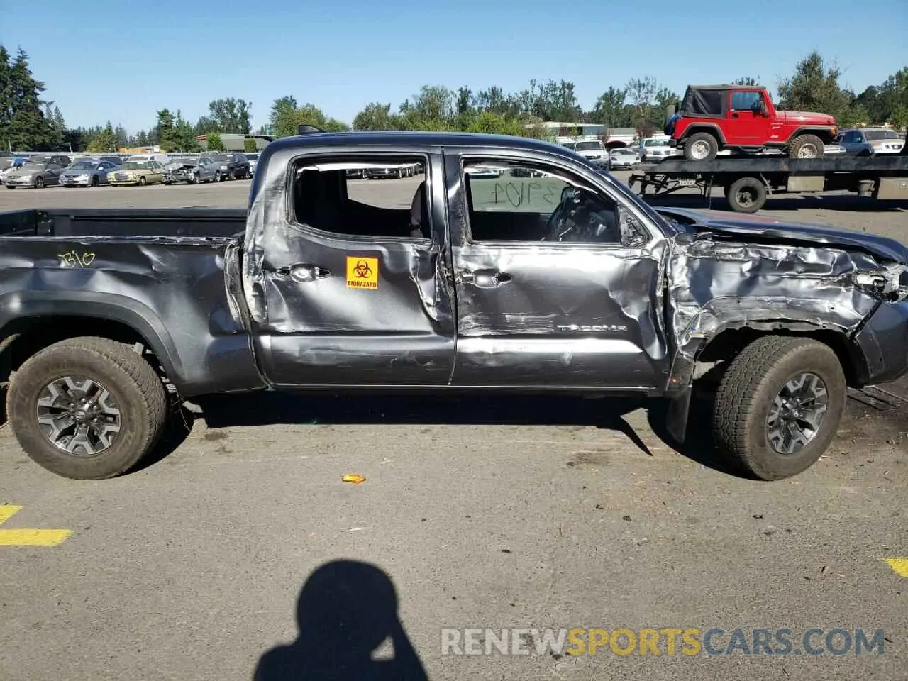9 fotografías del automóvil dañado 3TMDZ5BN4KM058139 TOYOTA TACOMA 2019