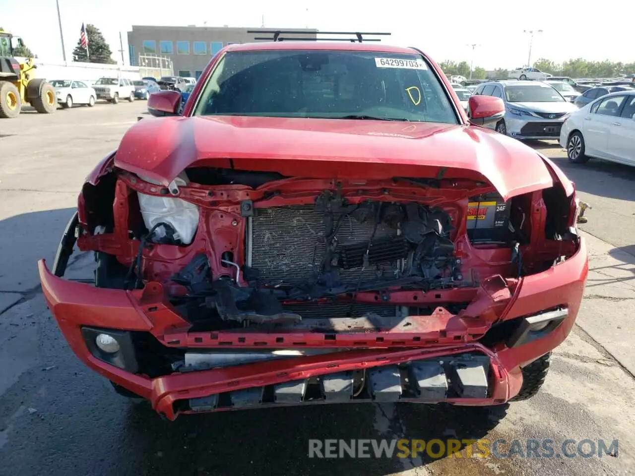 5 fotografías del automóvil dañado 3TMDZ5BN5KM065648 TOYOTA TACOMA 2019