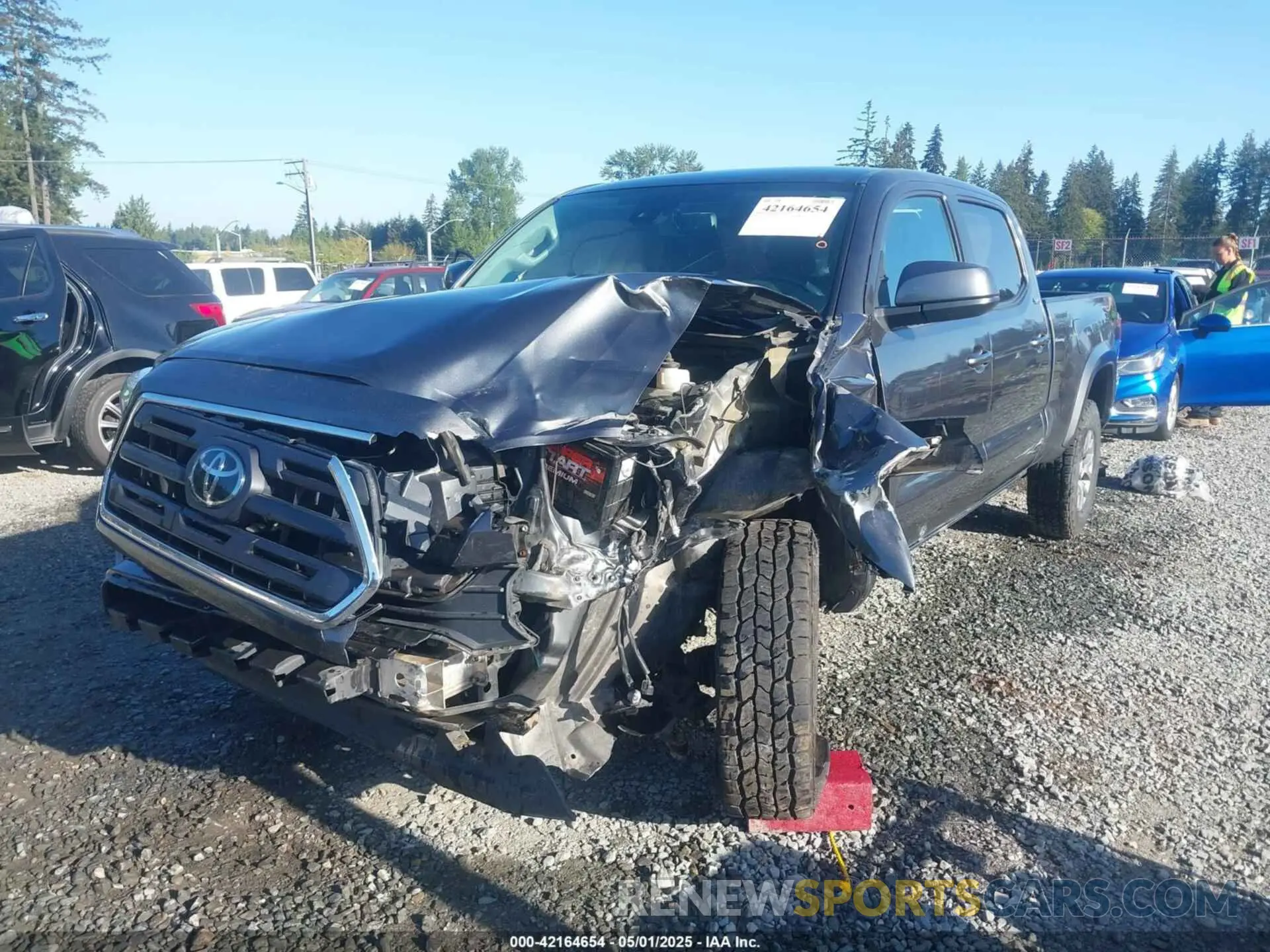 6 fotografías del automóvil dañado 3TMDZ5BN5KM071577 TOYOTA TACOMA 2019