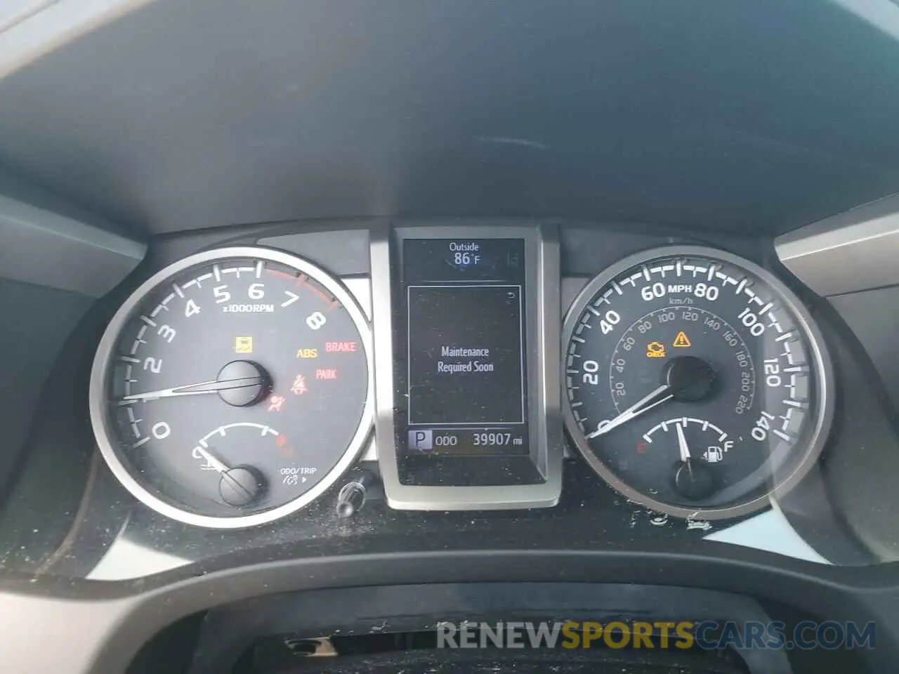 9 fotografías del automóvil dañado 3TMEZ5CNXKM086613 TOYOTA TACOMA 2019