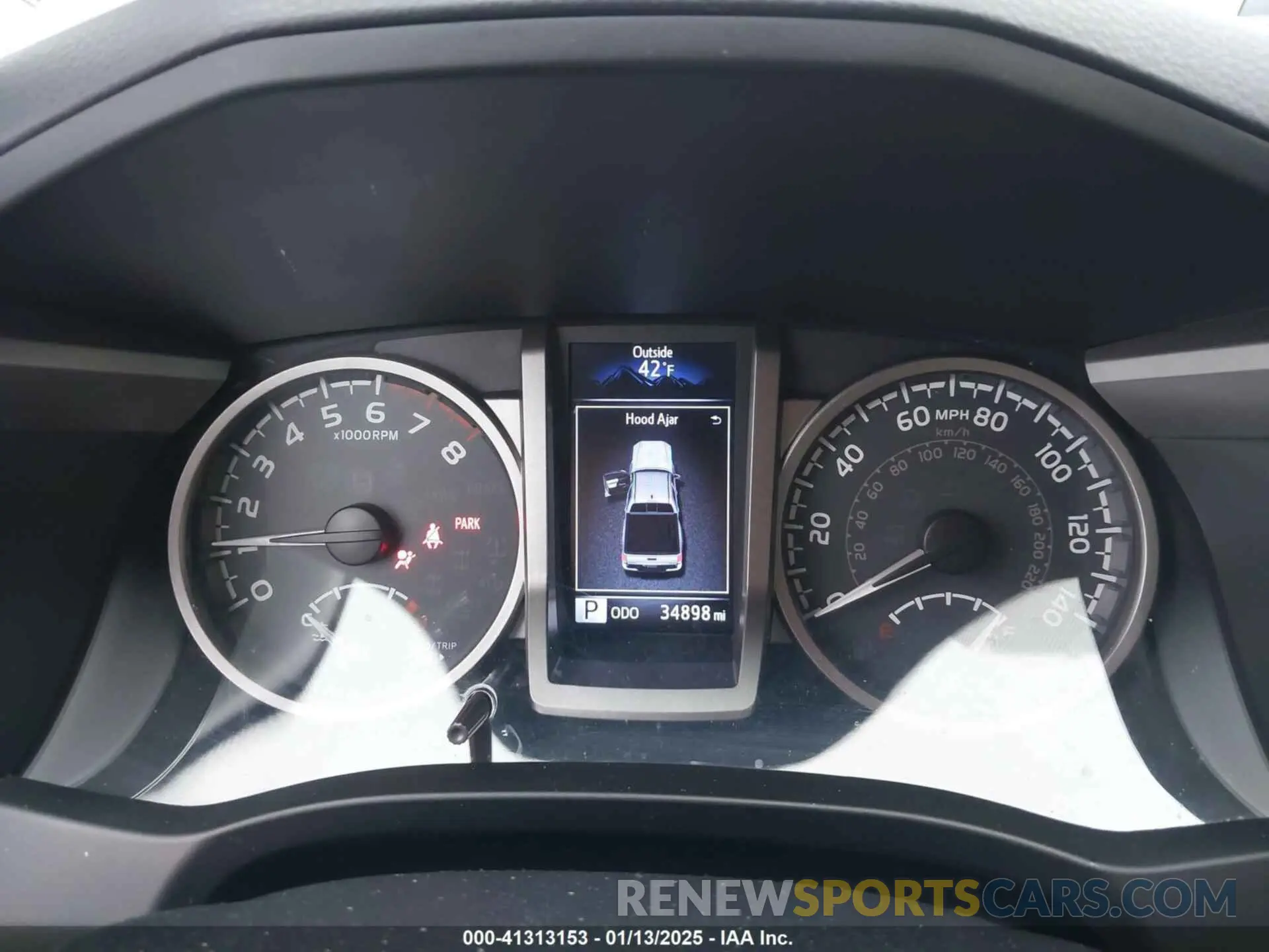 7 fotografías del automóvil dañado 3TMGZ5AN1KM225622 TOYOTA TACOMA 2019