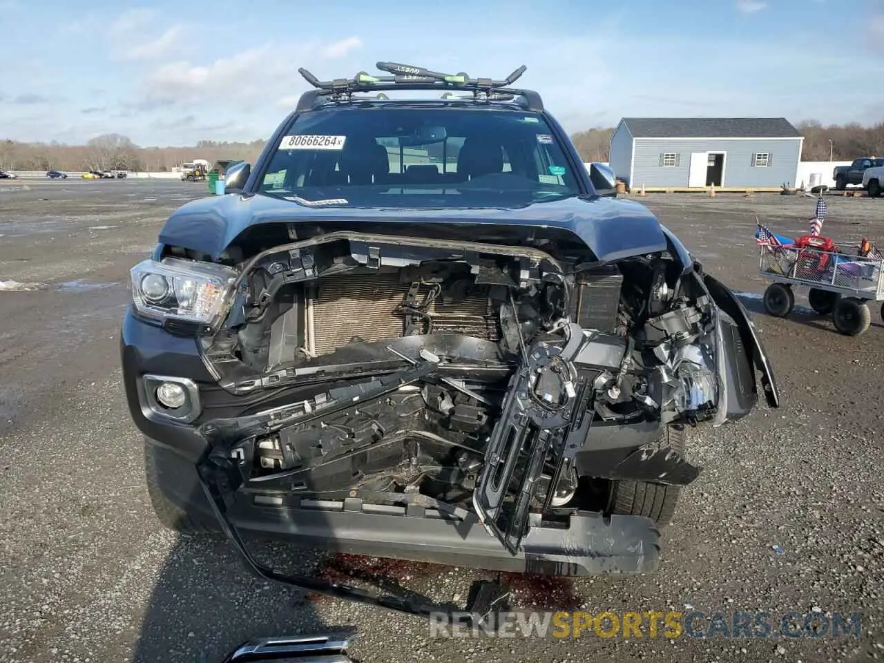 5 fotografías del automóvil dañado 3TMGZ5AN1KM227130 TOYOTA TACOMA 2019