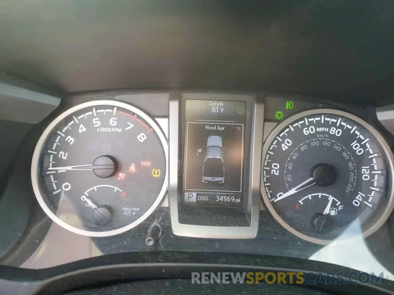 9 fotografías del automóvil dañado 3TMGZ5AN1KM227130 TOYOTA TACOMA 2019
