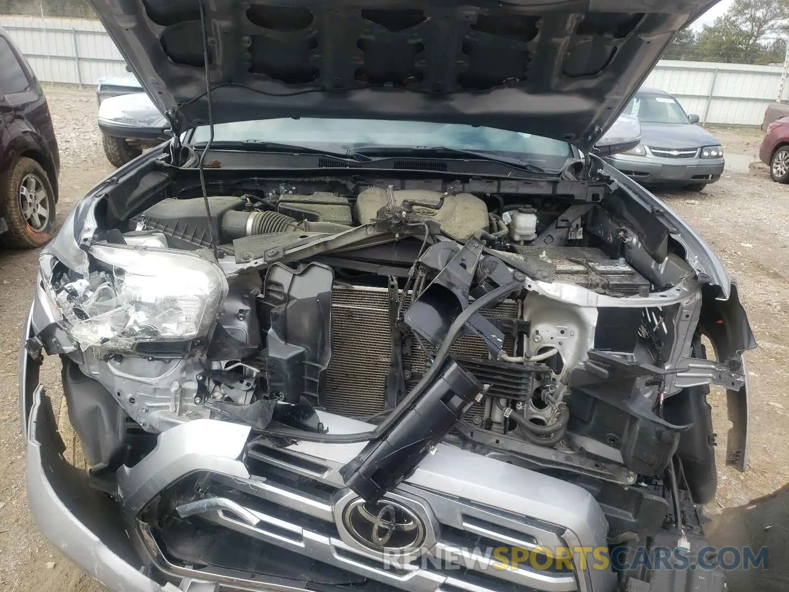 7 fotografías del automóvil dañado 3TMGZ5AN3KM208692 TOYOTA TACOMA 2019