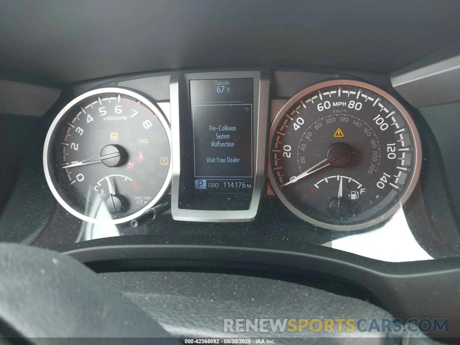 7 fotografías del automóvil dañado 3TMGZ5AN4KM240499 TOYOTA TACOMA 2019