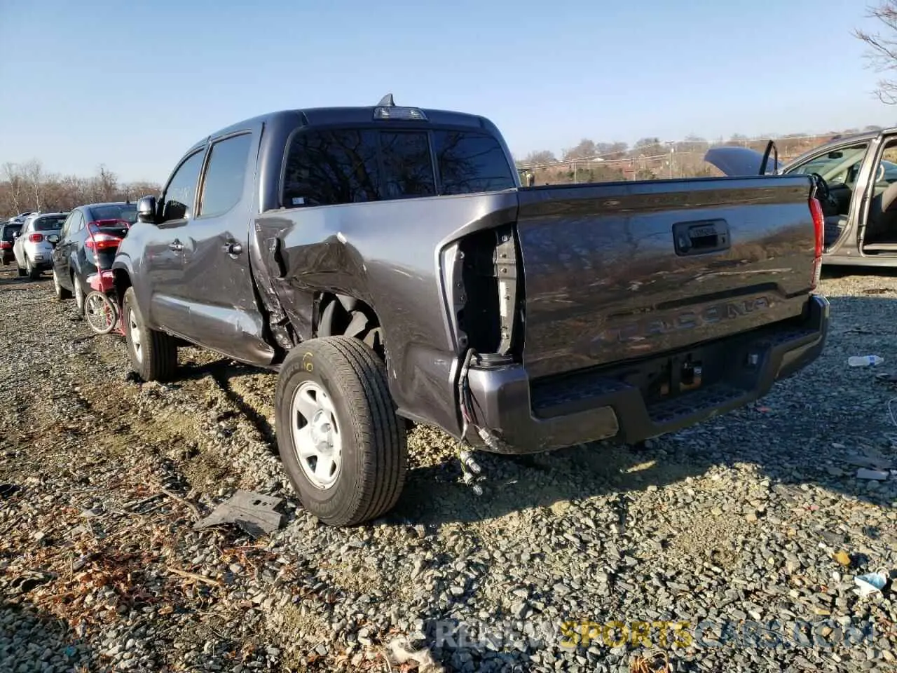 3 fotografías del automóvil dañado 5TFAX5GN4KX161833 TOYOTA TACOMA 2019