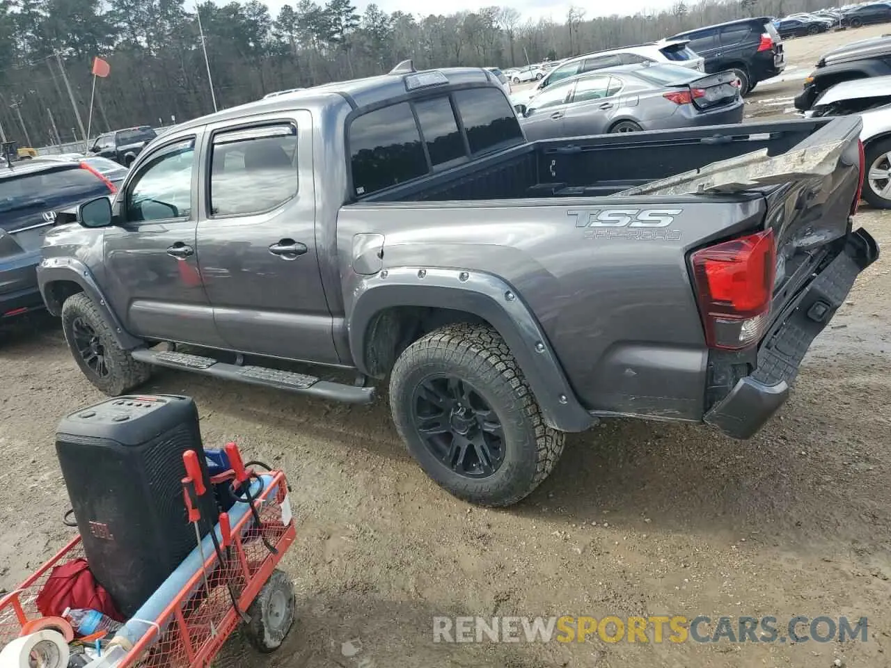 2 fotografías del automóvil dañado 5TFAX5GN5KX133099 TOYOTA TACOMA 2019