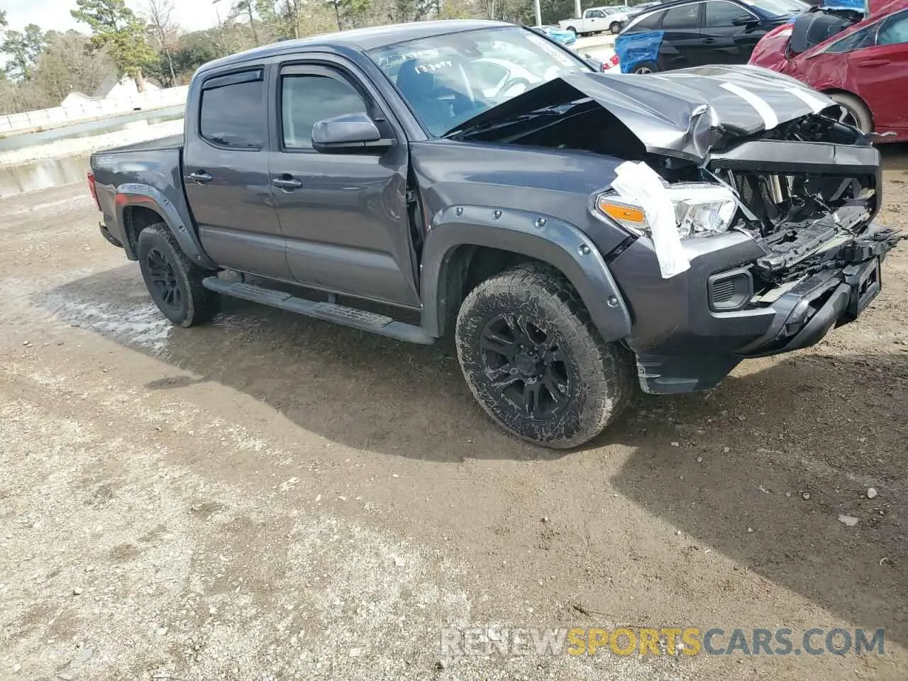 4 fotografías del automóvil dañado 5TFAX5GN5KX133099 TOYOTA TACOMA 2019