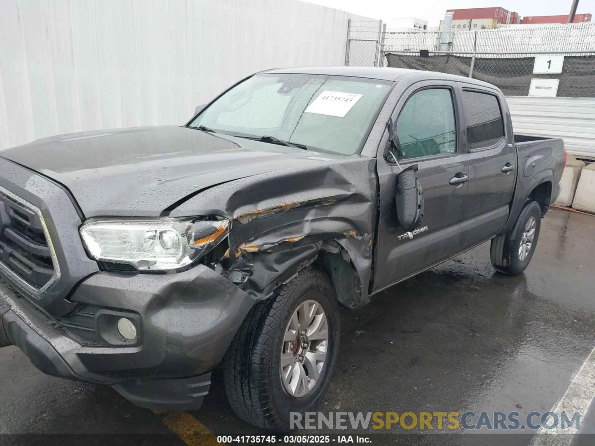 6 fotografías del automóvil dañado 5TFAX5GN8KX162919 TOYOTA TACOMA 2019