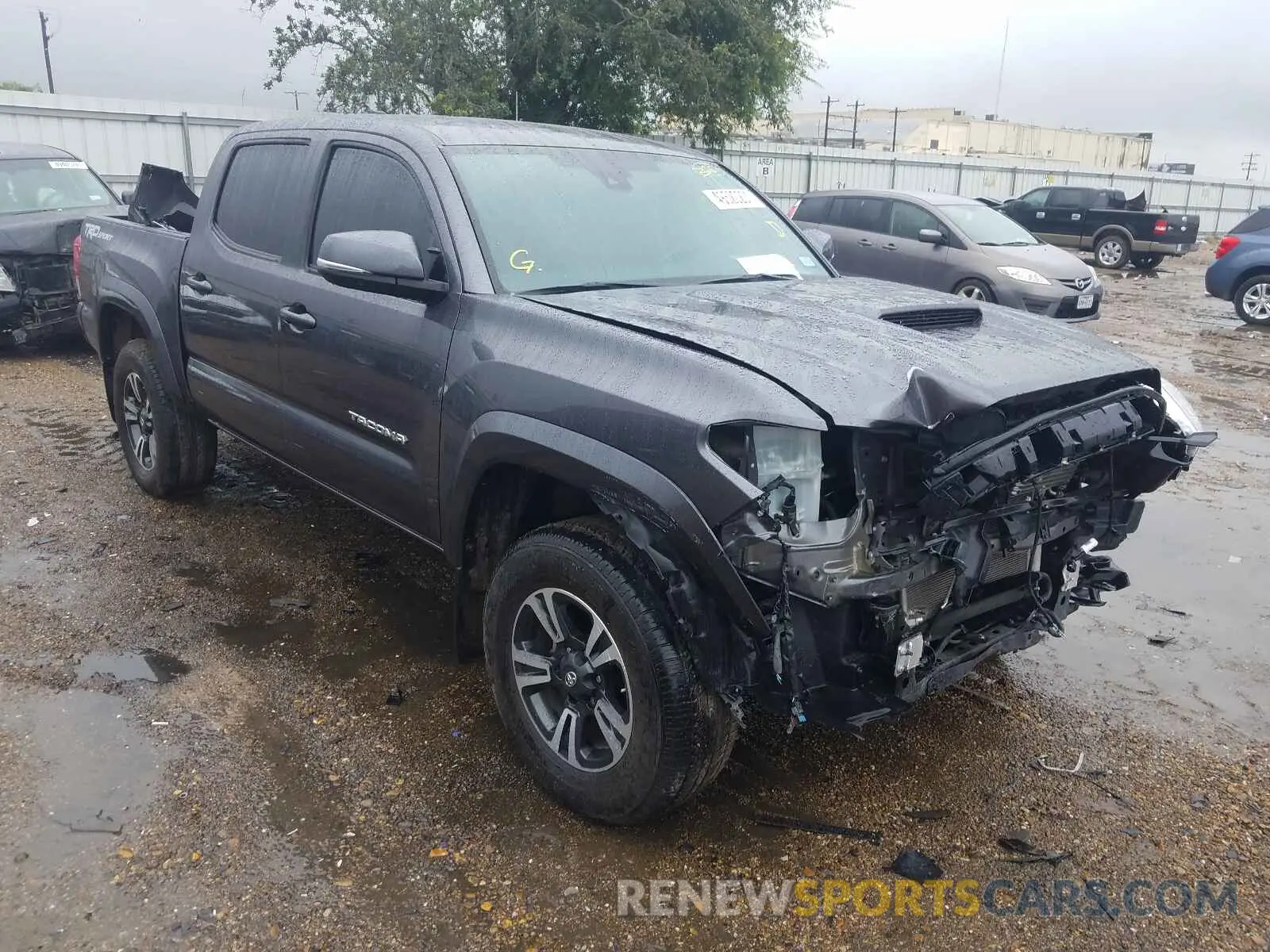 1 fotografías del automóvil dañado 5TFAZ5CNXKX086538 TOYOTA TACOMA 2019