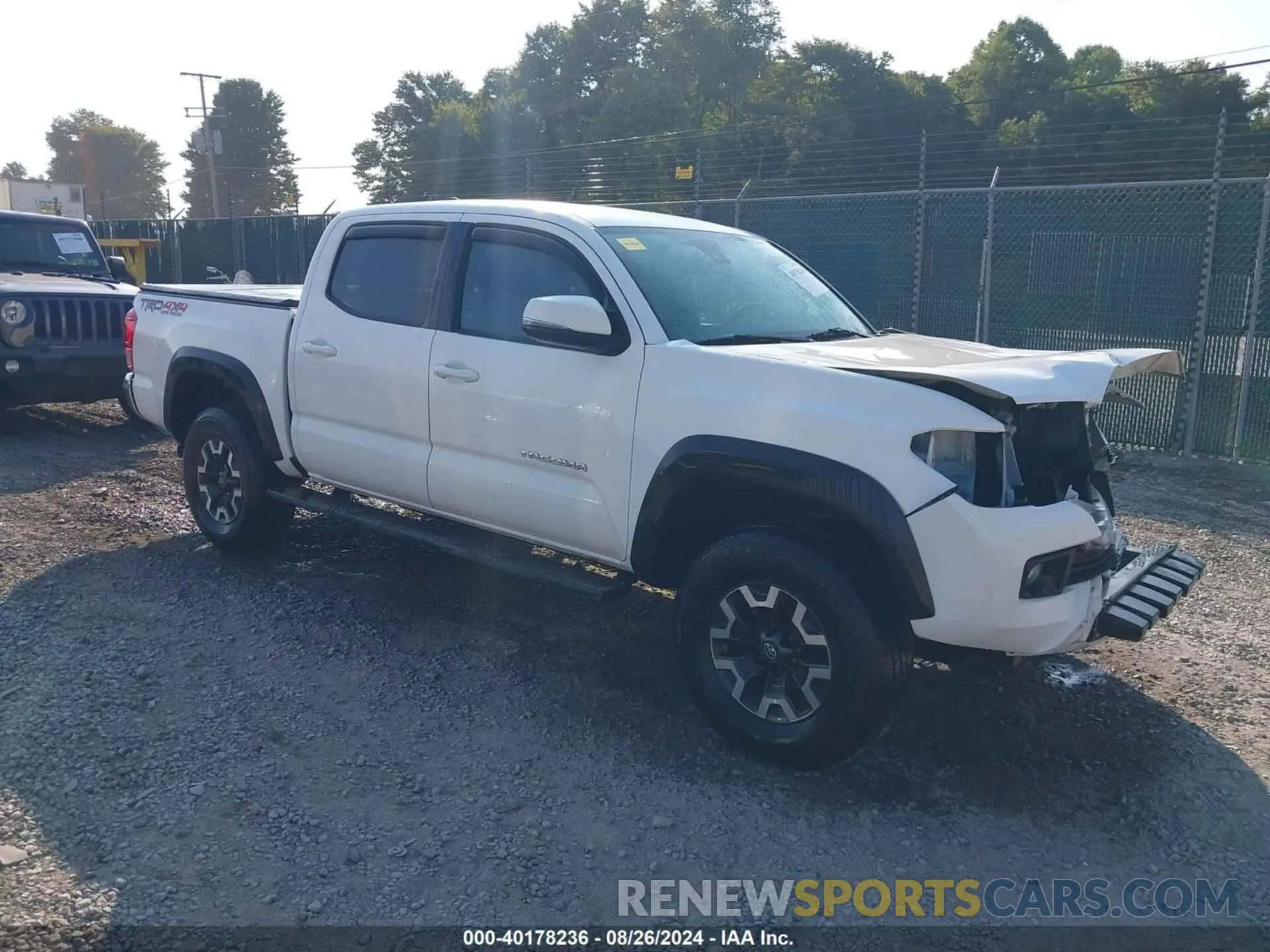 1 fotografías del automóvil dañado 5TFCZ5AN0KX172064 TOYOTA TACOMA 2019