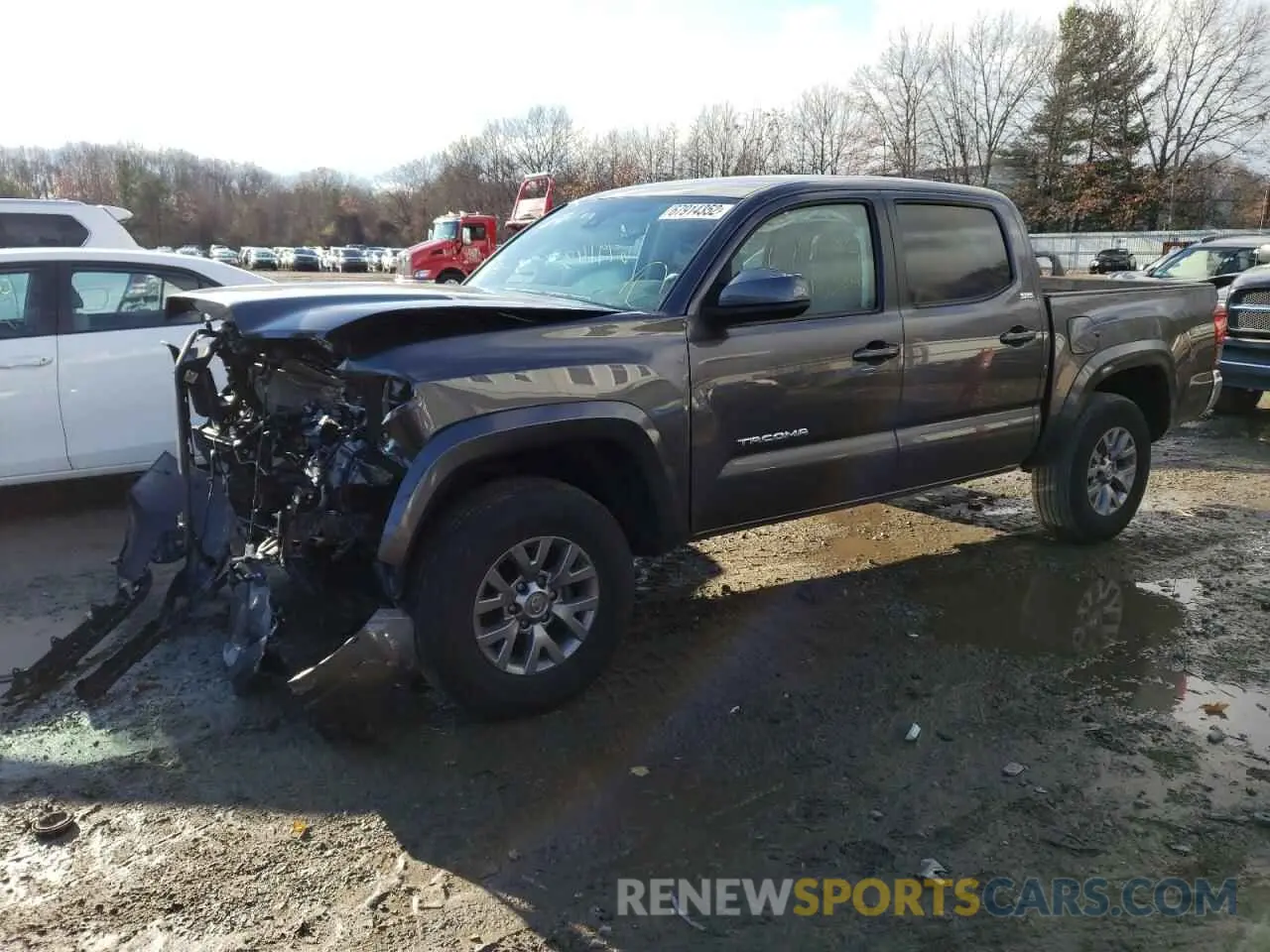 1 fotografías del automóvil dañado 5TFCZ5AN0KX183176 TOYOTA TACOMA 2019