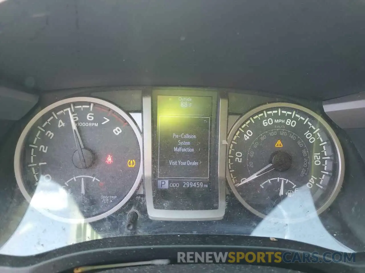 9 fotografías del automóvil dañado 5TFCZ5AN1KX174454 TOYOTA TACOMA 2019