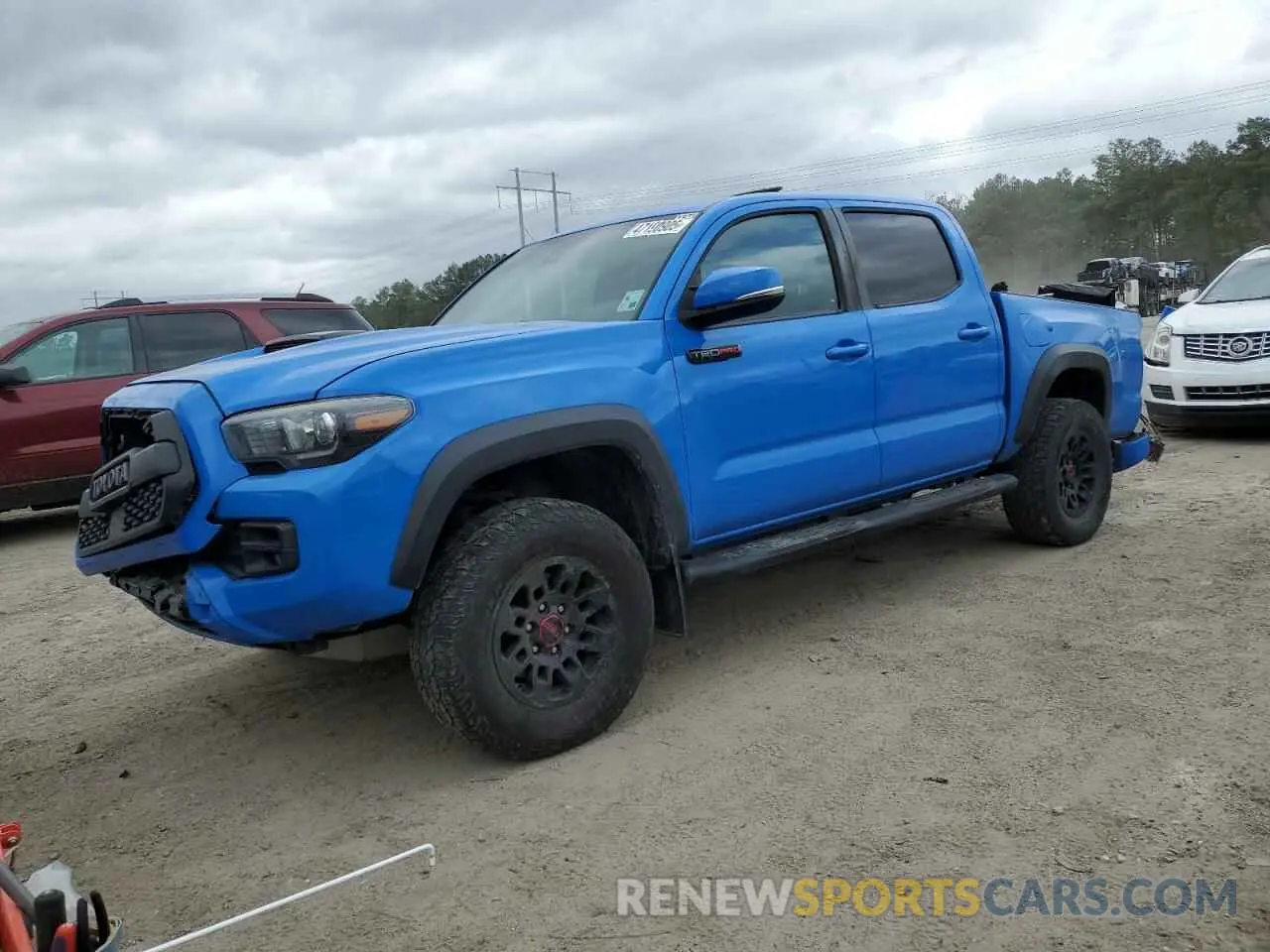 1 fotografías del automóvil dañado 5TFCZ5AN1KX185793 TOYOTA TACOMA 2019