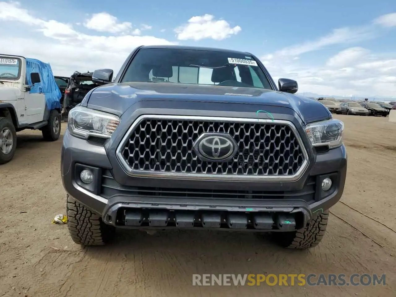 5 fotografías del automóvil dañado 5TFCZ5AN1KX206478 TOYOTA TACOMA 2019