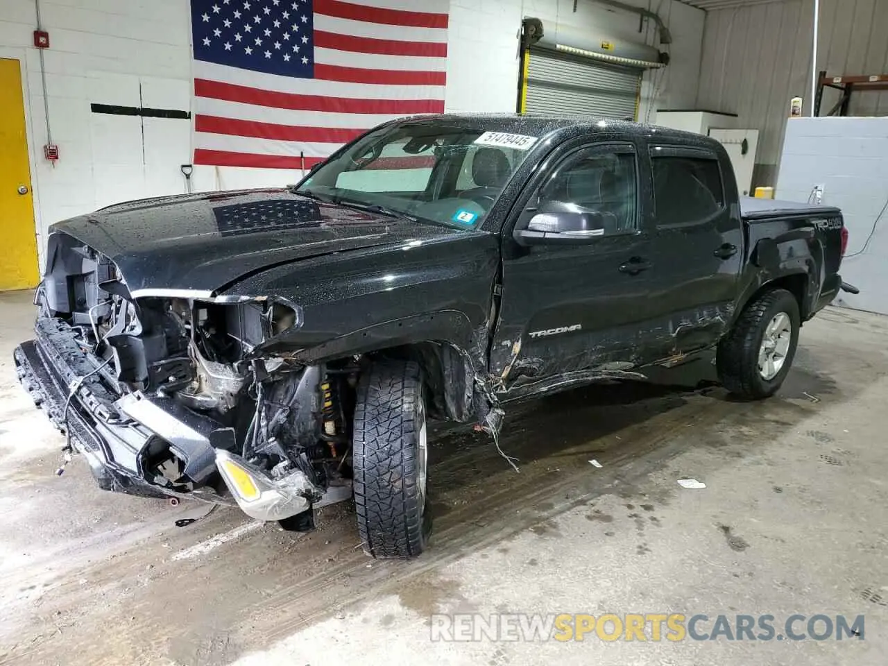 1 fotografías del automóvil dañado 5TFCZ5AN3KX196150 TOYOTA TACOMA 2019