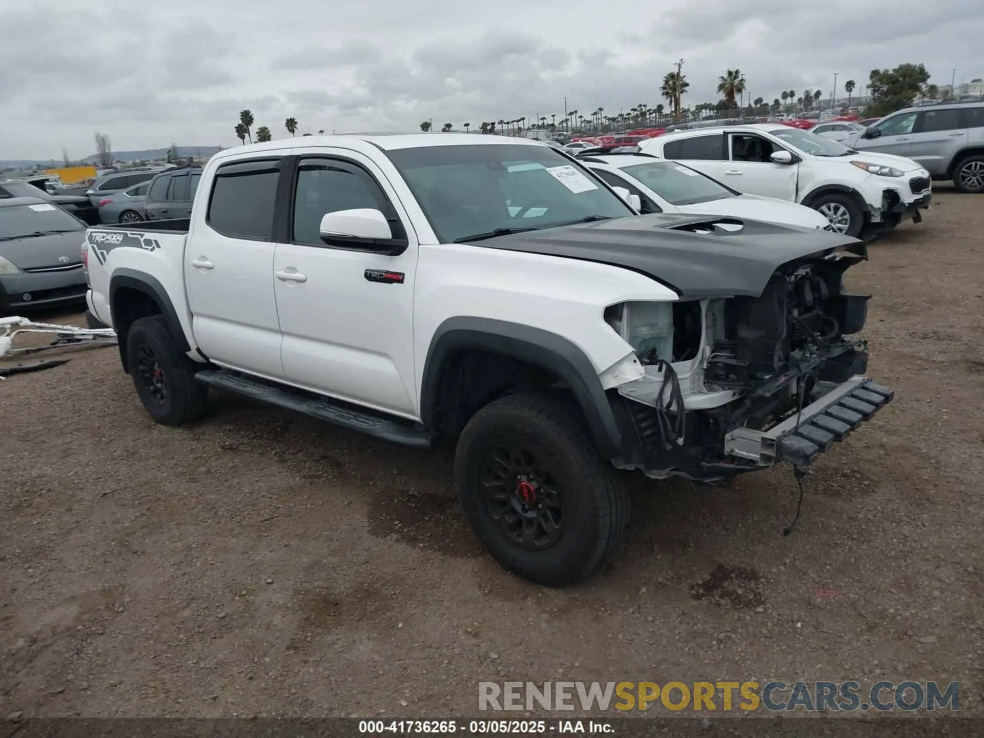 1 fotografías del automóvil dañado 5TFCZ5AN5KX178720 TOYOTA TACOMA 2019