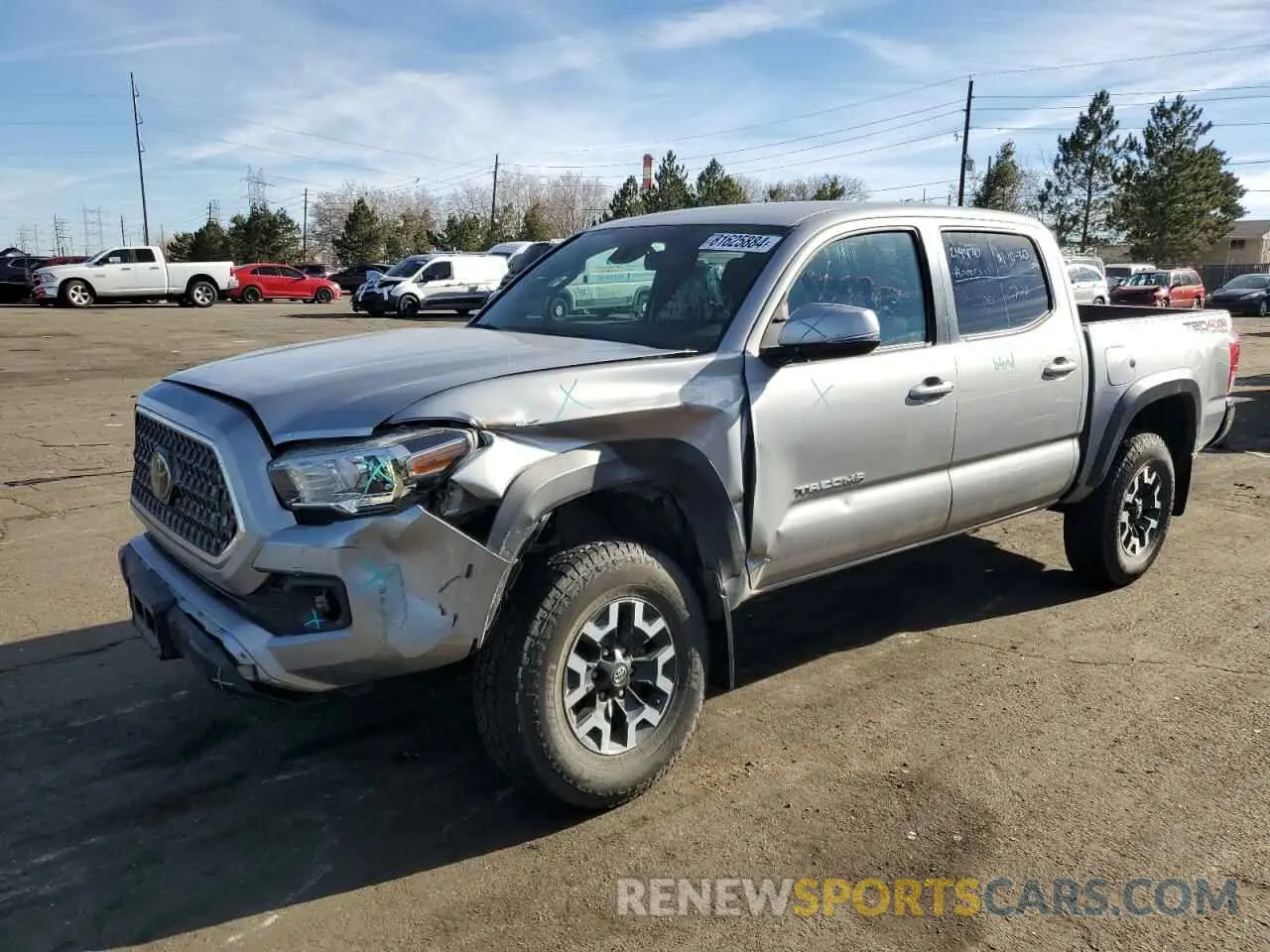 1 fotografías del automóvil dañado 5TFCZ5AN8KX171423 TOYOTA TACOMA 2019