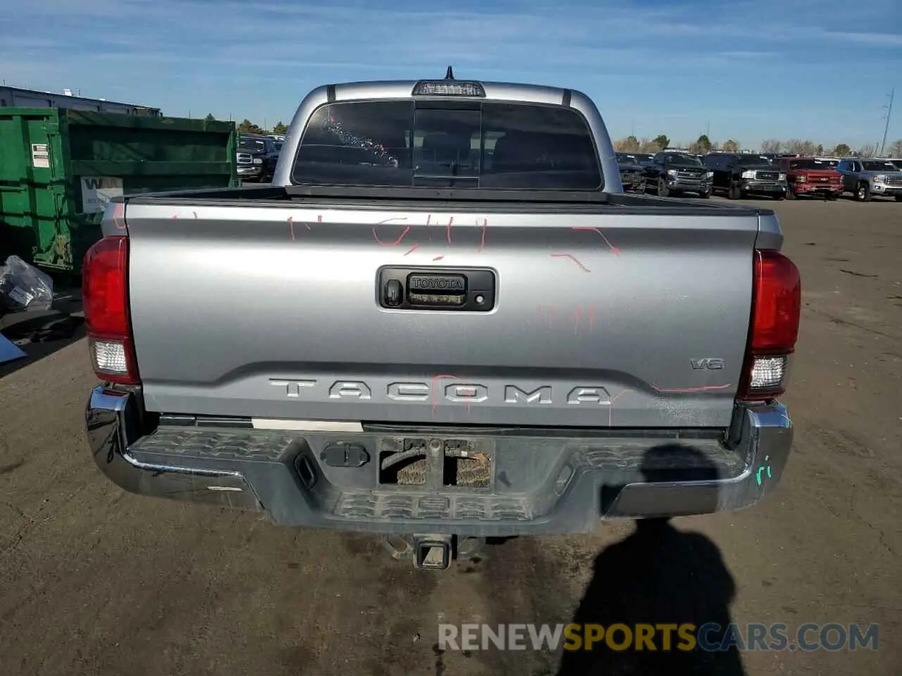 6 fotografías del automóvil dañado 5TFCZ5AN8KX171423 TOYOTA TACOMA 2019