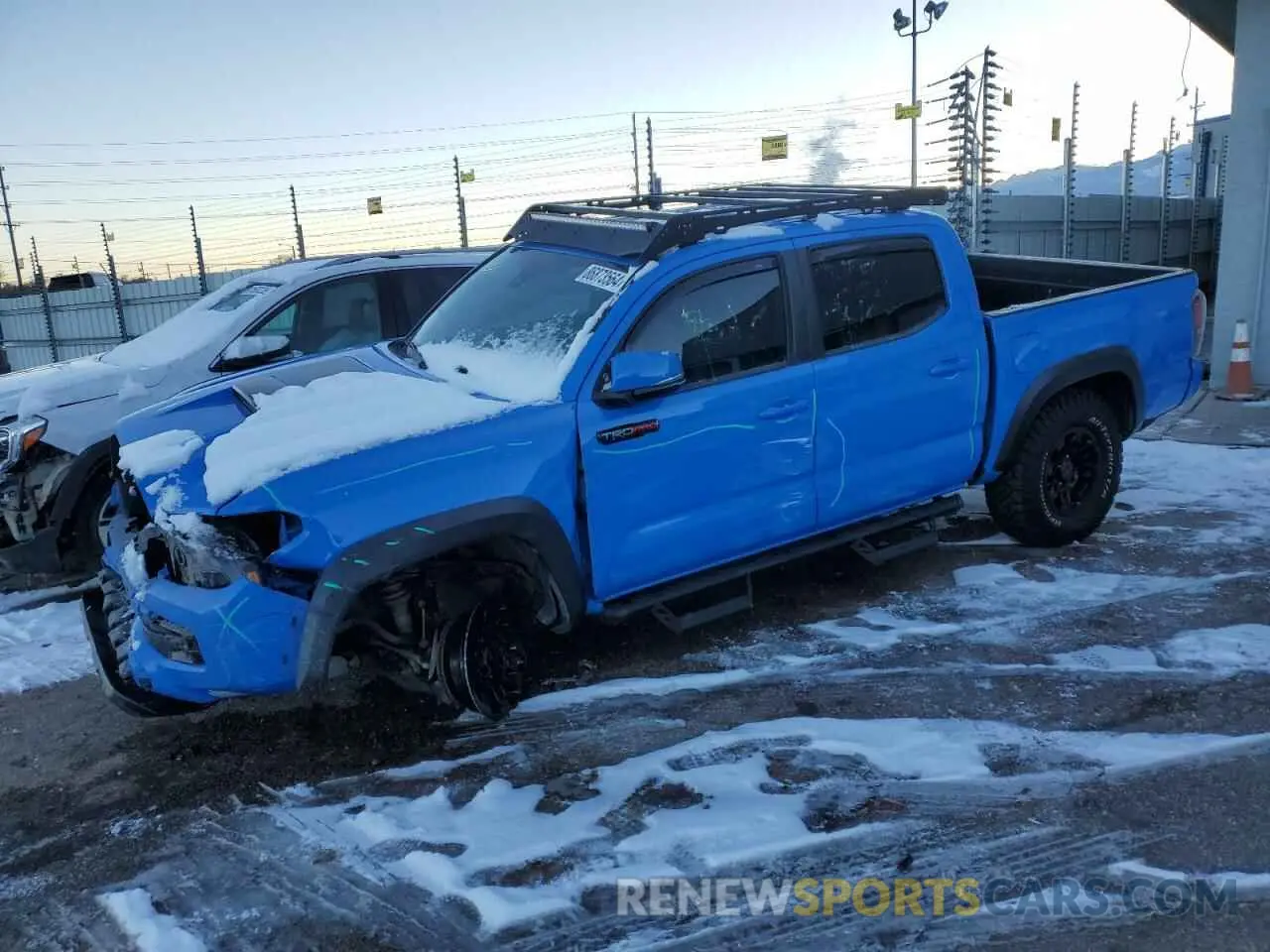 1 fotografías del automóvil dañado 5TFCZ5AN8KX181661 TOYOTA TACOMA 2019
