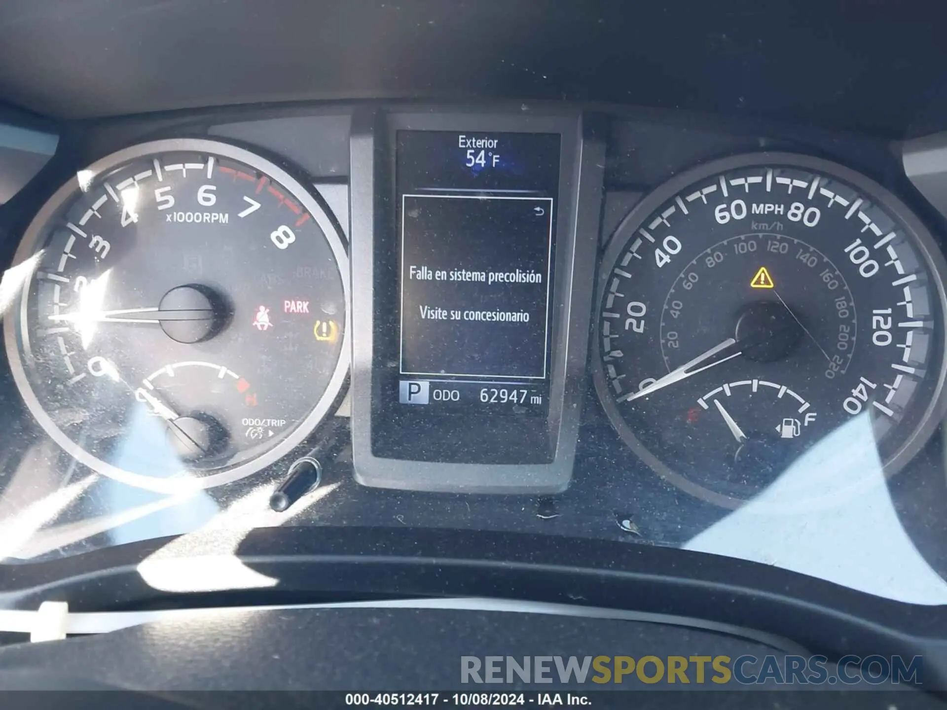 7 fotografías del automóvil dañado 5TFCZ5AN9KX180860 TOYOTA TACOMA 2019
