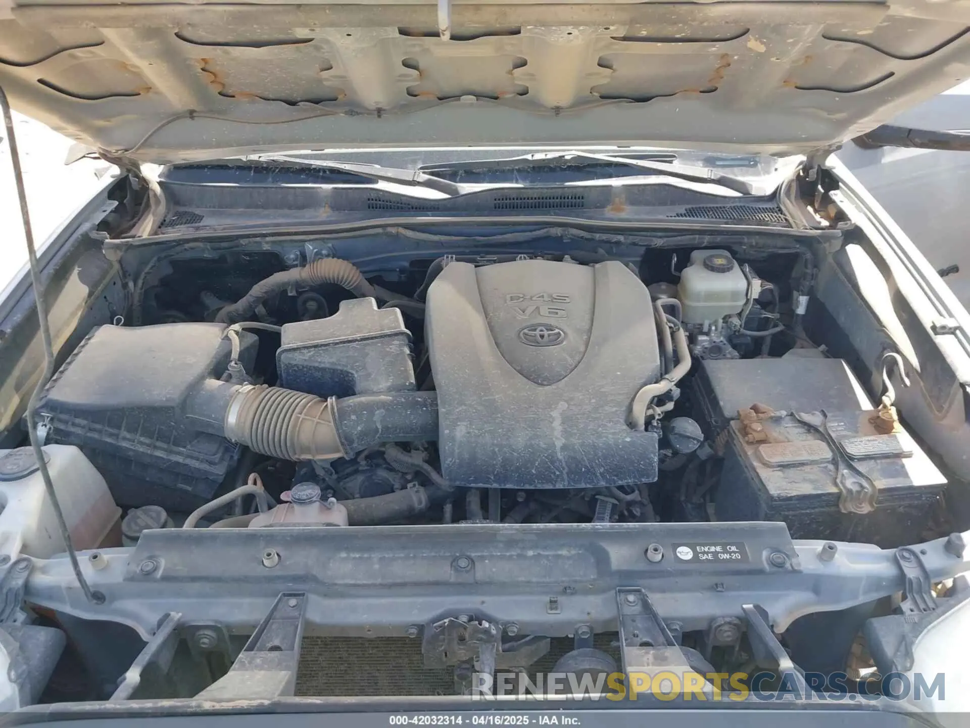 10 fotografías del automóvil dañado 5TFDZ5BN4KX043893 TOYOTA TACOMA 2019