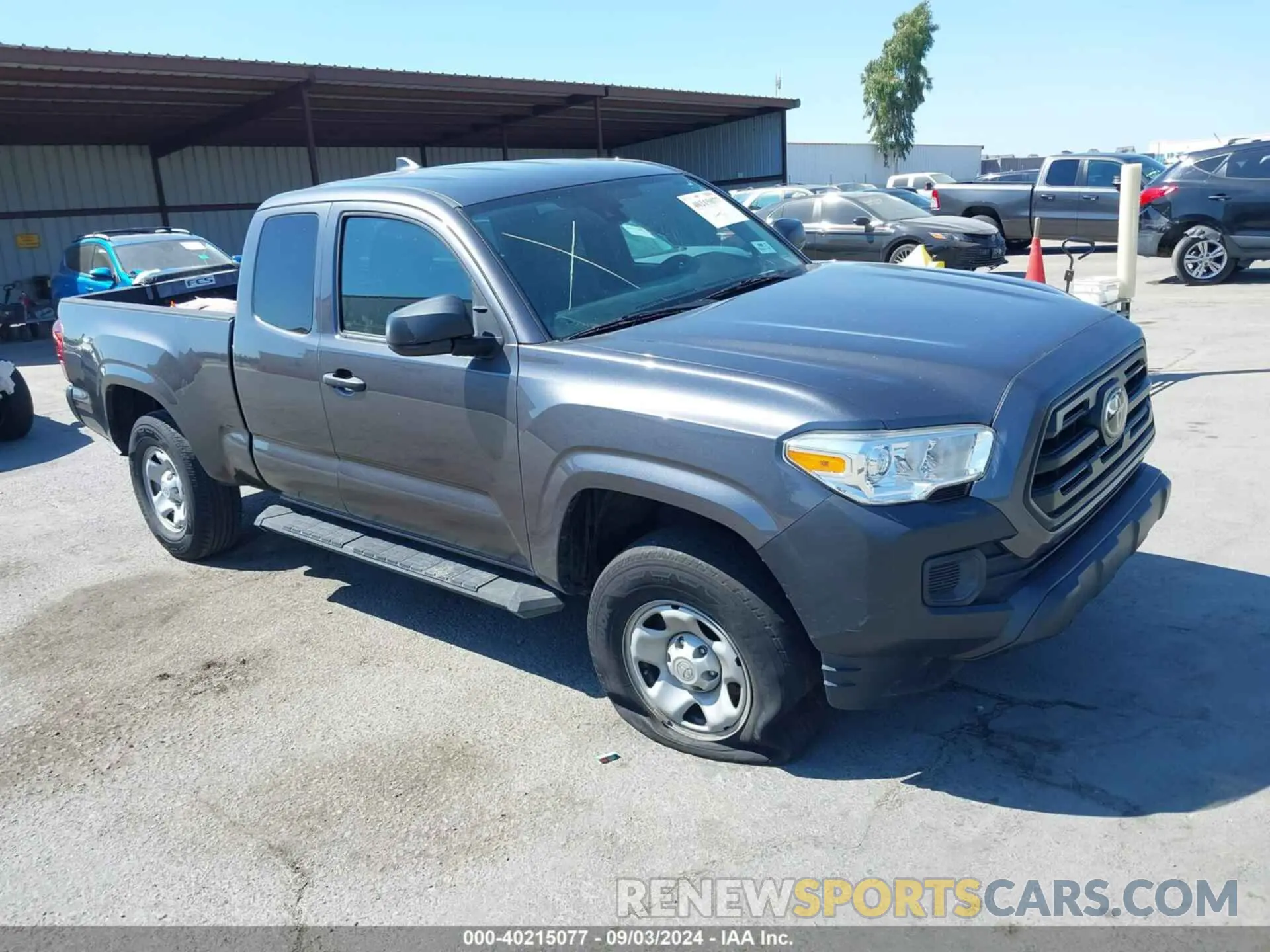 1 fotografías del automóvil dañado 5TFRX5GN0KX155238 TOYOTA TACOMA 2019
