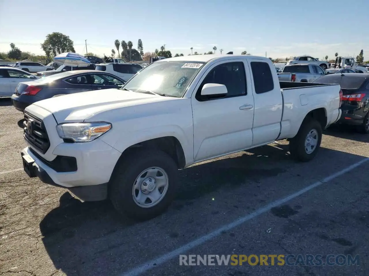 1 fotografías del automóvil dañado 5TFRX5GN0KX164943 TOYOTA TACOMA 2019