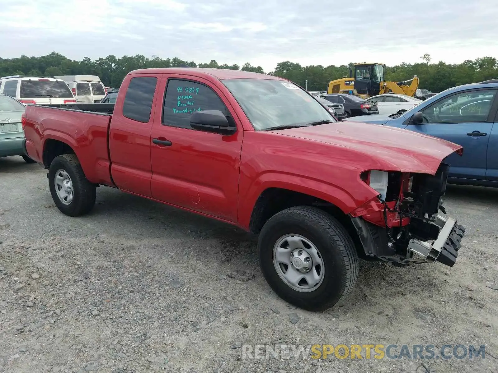 1 fotografías del automóvil dañado 5TFRX5GN1KX140313 TOYOTA TACOMA 2019