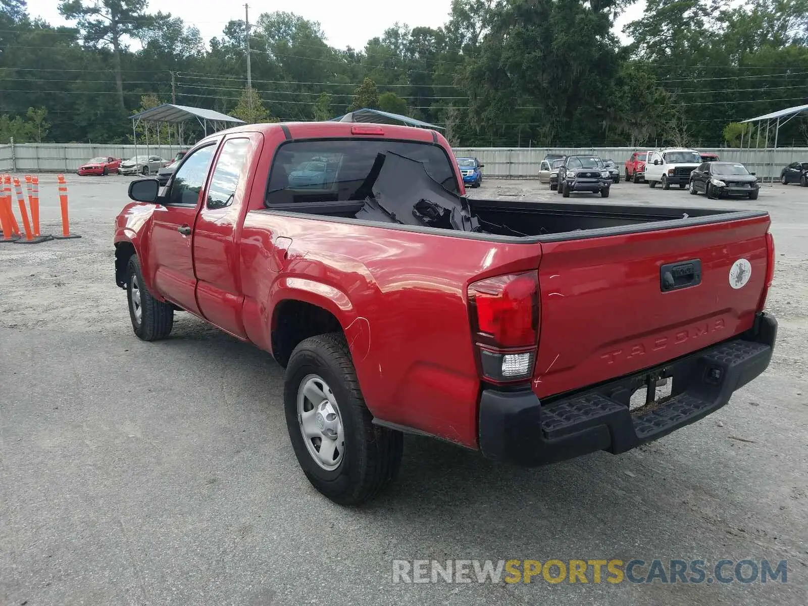 3 fotografías del automóvil dañado 5TFRX5GN1KX140313 TOYOTA TACOMA 2019