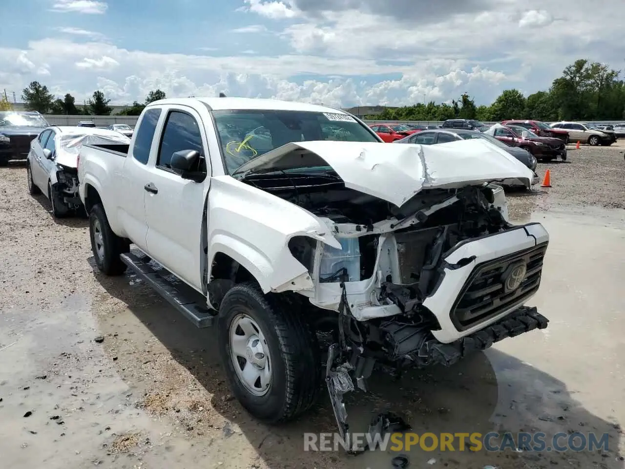 1 fotografías del automóvil dañado 5TFRX5GN1KX158617 TOYOTA TACOMA 2019