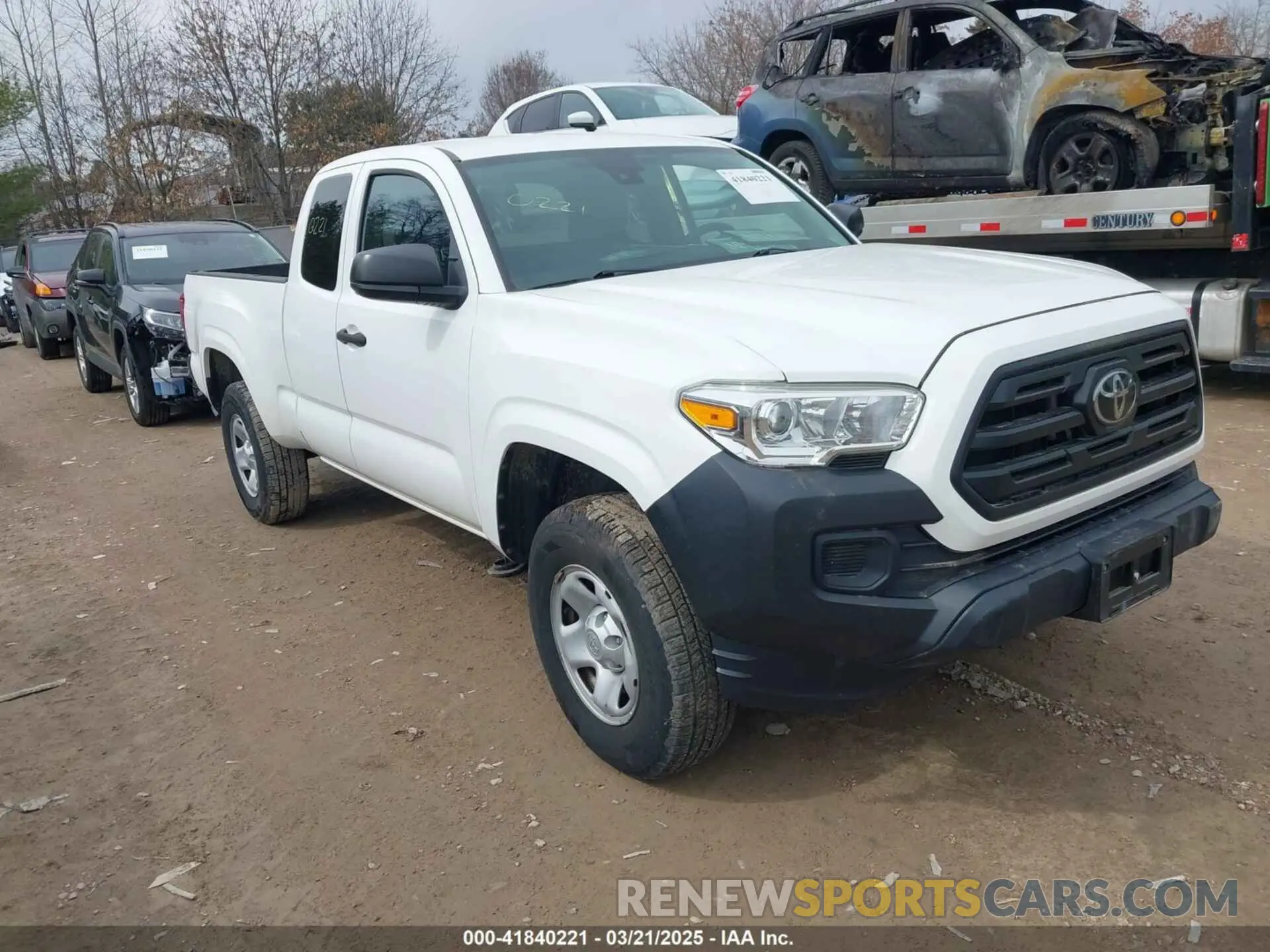 1 fotografías del automóvil dañado 5TFRX5GN1KX162876 TOYOTA TACOMA 2019