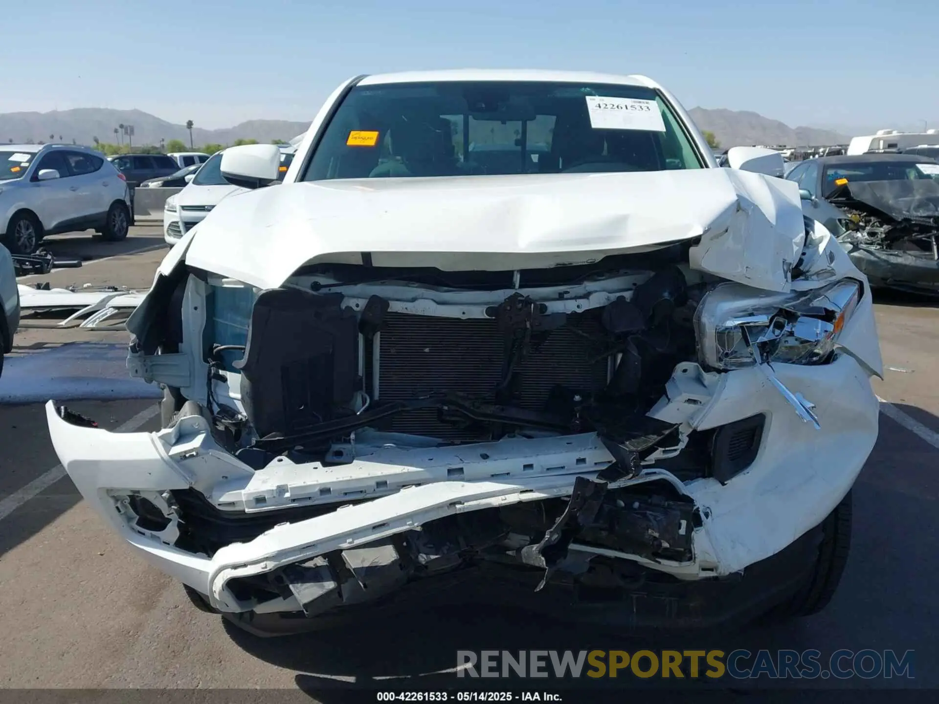 6 fotografías del automóvil dañado 5TFRX5GN3KX139213 TOYOTA TACOMA 2019