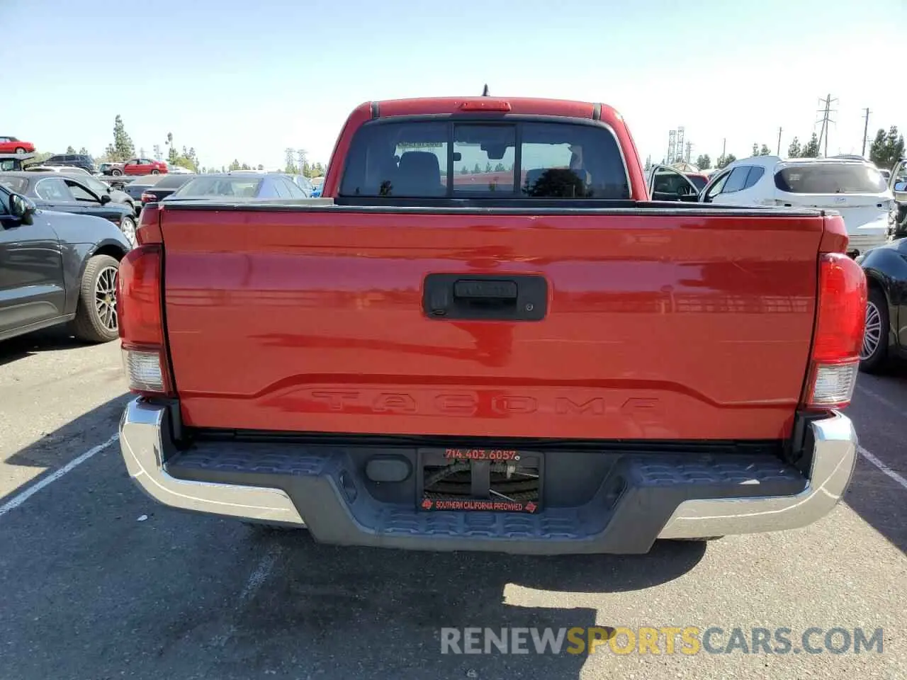 6 fotografías del automóvil dañado 5TFRX5GN4KX135753 TOYOTA TACOMA 2019