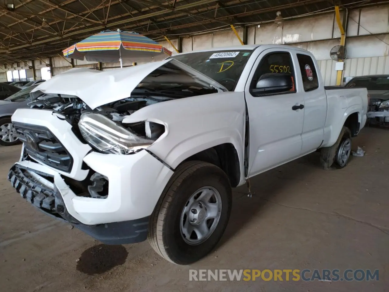 2 fotografías del automóvil dañado 5TFRX5GN5KX145496 TOYOTA TACOMA 2019