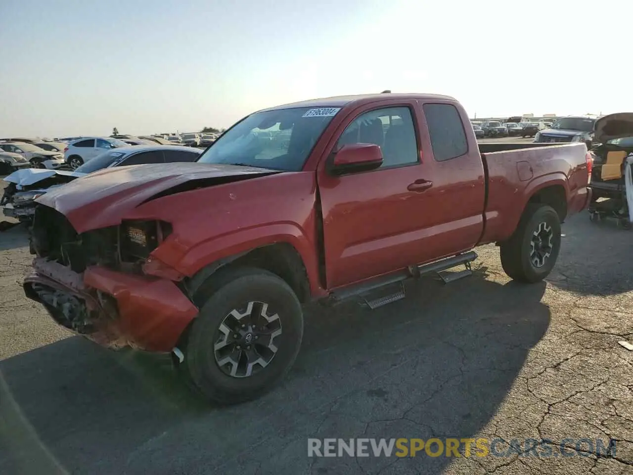 1 fotografías del automóvil dañado 5TFRX5GN5KX159883 TOYOTA TACOMA 2019