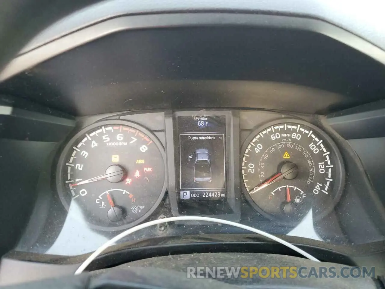 9 fotografías del automóvil dañado 5TFRX5GN5KX159883 TOYOTA TACOMA 2019