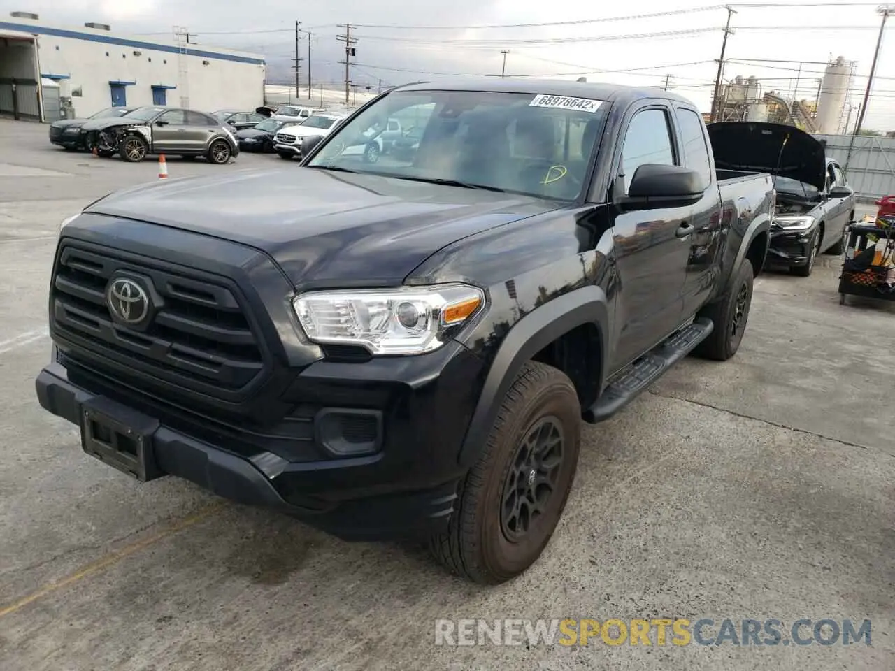 1 fotografías del automóvil dañado 5TFRX5GN6KX160086 TOYOTA TACOMA 2019