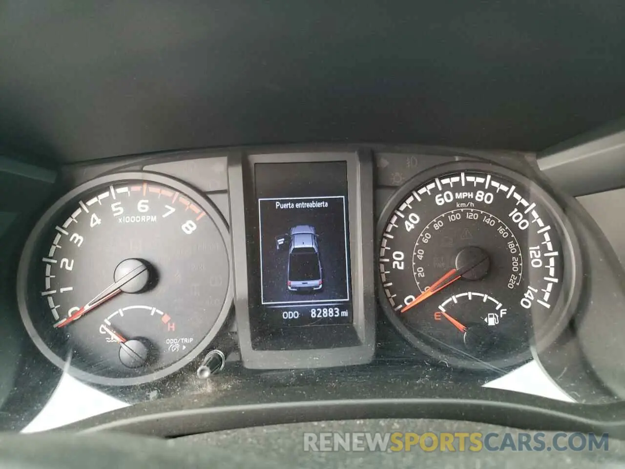9 fotografías del automóvil dañado 5TFRX5GN6KX160086 TOYOTA TACOMA 2019