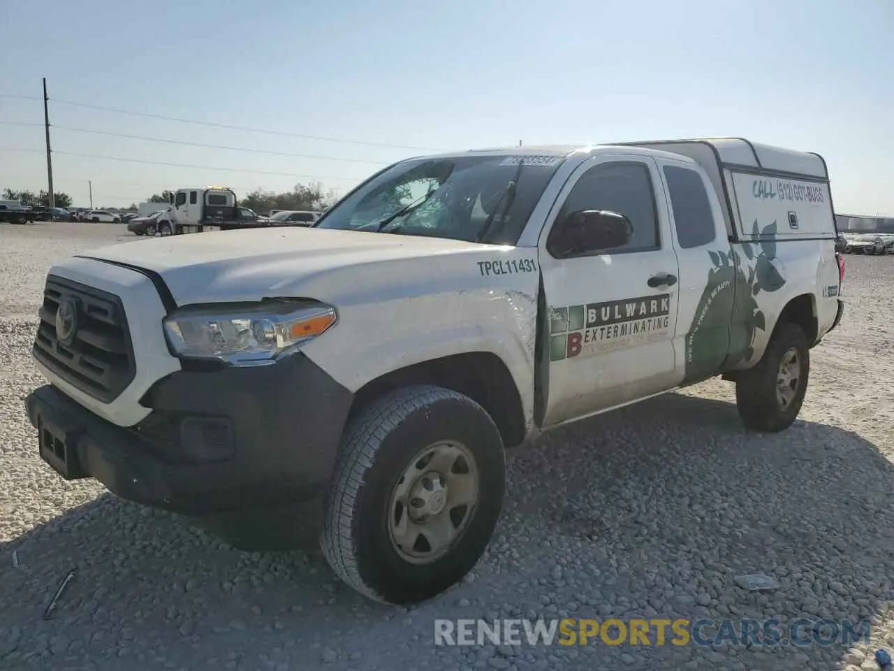1 fotografías del automóvil dañado 5TFRX5GN7KX157665 TOYOTA TACOMA 2019