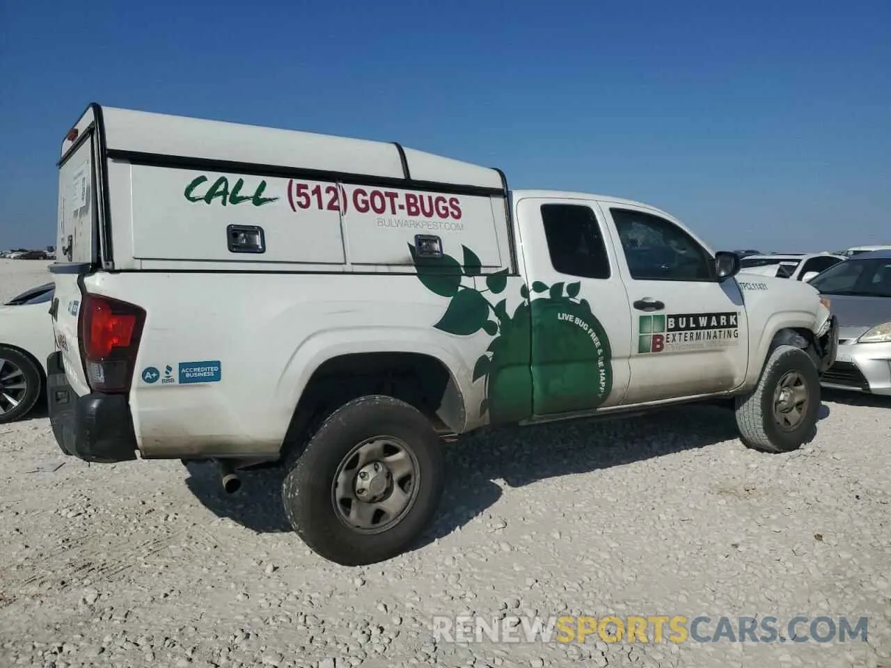 3 fotografías del automóvil dañado 5TFRX5GN7KX157665 TOYOTA TACOMA 2019