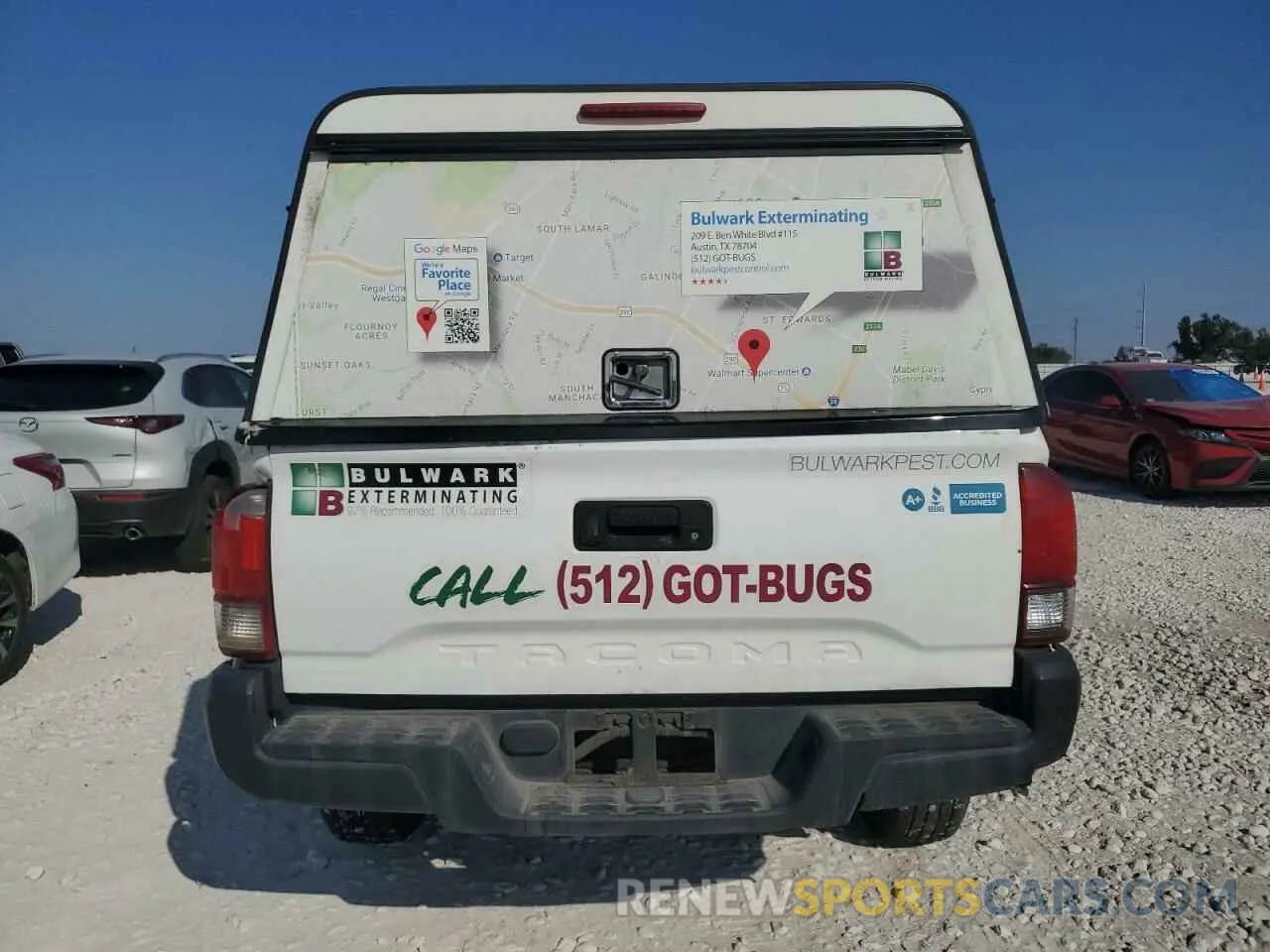 6 fotografías del automóvil dañado 5TFRX5GN7KX157665 TOYOTA TACOMA 2019