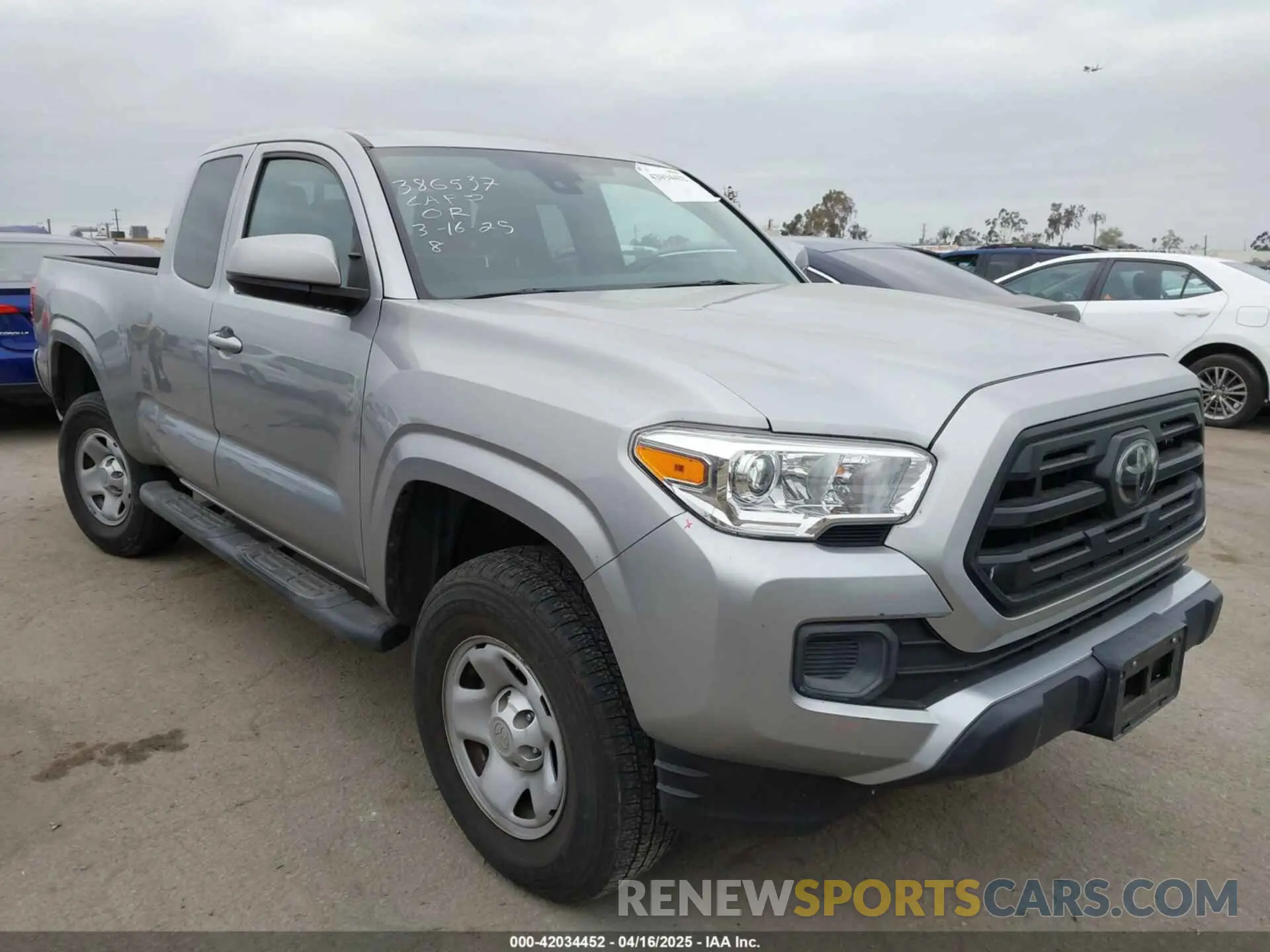 1 fotografías del automóvil dañado 5TFRX5GN8KX151700 TOYOTA TACOMA 2019