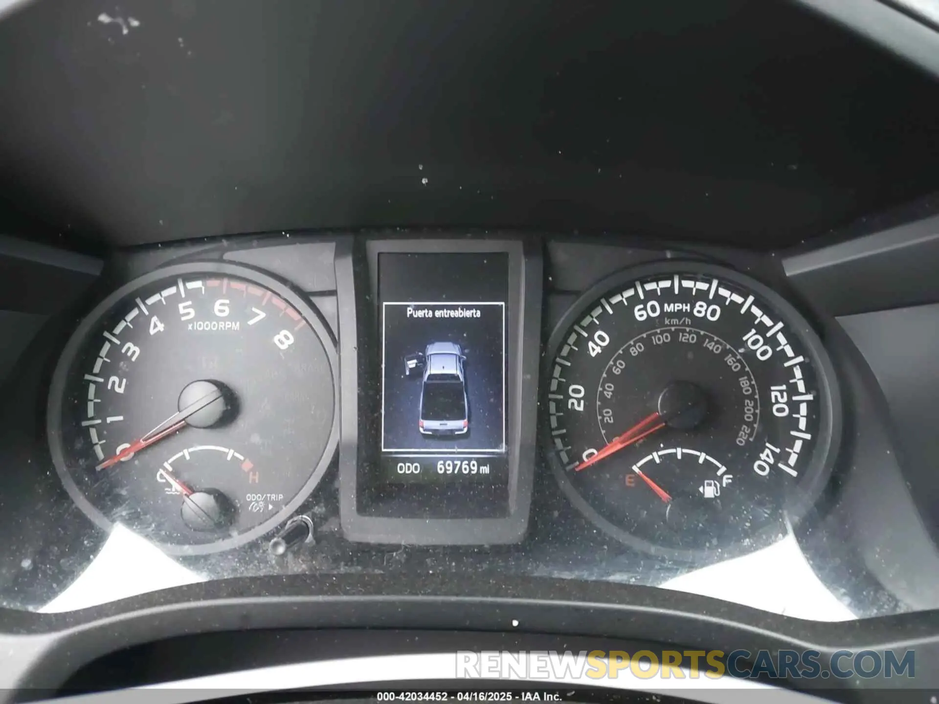 7 fotografías del automóvil dañado 5TFRX5GN8KX151700 TOYOTA TACOMA 2019