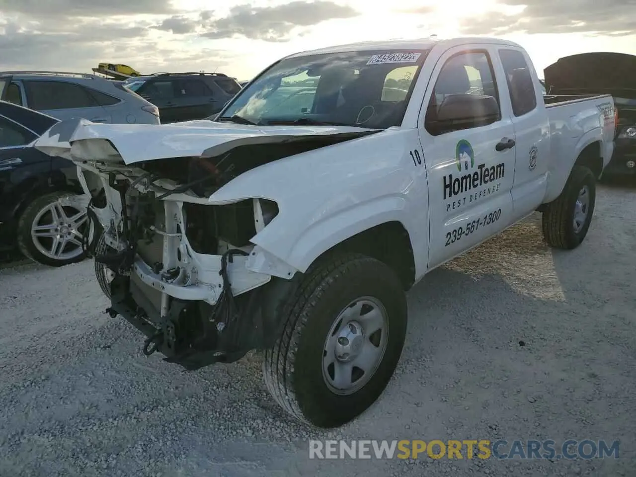 1 fotografías del automóvil dañado 5TFRX5GNXKX146238 TOYOTA TACOMA 2019